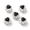 Polymer Clay Rhinestone Beads RGLA-D050-04E-2