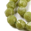 Natural Olive Jade Beads Strands G-NH0021-A17-02-4
