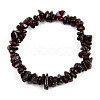 Unisex Chip Natural Quartz Crystal Beaded Stretch Bracelets BJEW-S143-32-1-2