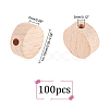 Beech Wood Beads WOOD-PH0009-53-2
