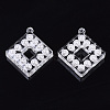 Transparent Acrylic Pendants TACR-R146-009-2