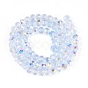Transparent Glass Beads Strands EGLA-N016-6mm-02-2