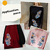 Polyester Embroidery Lace Cloth Patches AJEW-WH20070-079B-4