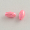 AB Color Plated Rice Acrylic Beads X-SACR-Q106-09-2