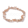 Natural Sunstone Chips Beaded Stretch Bracelets for Women BJEW-JB10046-13-2