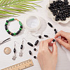 480Pcs 4 Style Dyed Natural Wood Beads WOOD-PH0002-42-6