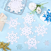 6Pcs Paper Snowflake Hanging Banners DIY-ME0001-95-5