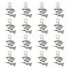 50Pcs Halloween Tibetan Style Alloy Witch Charms FIND-YW0010-74-1