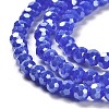 Electroplate Opaque Glass Beads Strands LS-EGLA-A035-P3mm-A07-3
