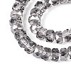 Electroplate Glass Beads Strands EGLA-T021-20C-3