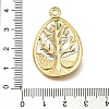 Ion Plating(IP) 304 Stainless Steel Enamel Pendants STAS-I313-03C-3