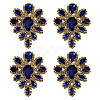 4Pcs Teardrop Shape Hotfix Rhinestone PATC-FG0002-25D-1