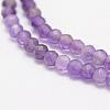 Natural Amethyst Beads Strands G-F460-50-3