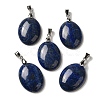 Natural Lapis Lazuli Pendants G-Z055-03P-13-1