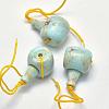 Natural Gemstone 3 Hole Guru Beads G-K208-02-A-19-1