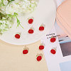 12Pcs Alloy Enamel Pendants FIND-CA0009-59-4