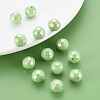 Opaque Acrylic Beads X-TACR-S154-10F-01-3