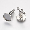 Non-Tarnish 304 Stainless Steel Cuffinks X-STAS-G187-23P-14mm-2