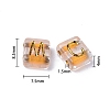 Transparent Electroplate Acrylic Multi-Strand Links MACR-SZ0001-13-3