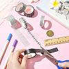 1 Bag 6 Rolls DIY Scrapbook Decorative Paper Tapes DIY-SP0005-15B-4