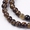 Natural Tiger Eye Round Bead Strands X-G-R200-6mm-3
