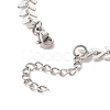 Natural Pearl Link Bracelet with 304 Stainless Steel Cobs Chains for Women BJEW-TA00214-6