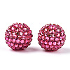 Transparent Resin Rhinestone Graduated Beads RESI-S314-18x20-06-2