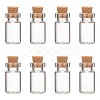 Glass Wishing Bottle Bead Containers CON-Q014-1