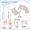 2Pcs 2 Styles Wing Alloy Pendant Decorations with Oval Tray HJEW-GA00049-01-2