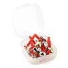 16Pcs 4 Style Spray Painted Alloy Stud Earrings Findings FIND-LS0001-66-6