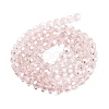 Electroplate Transparent Glass Beads Strands EGLA-A035-T6mm-A20-2