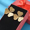 304 Stainless Steel Stud Earrings for Women EJEW-K306-02G-1