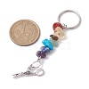Tibetan Style Zinc Alloy Keychains KEYC-JKC00728-4