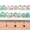 Electroplate Glass Beads Strands GLAA-T023-D16-04-4