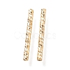 Corrugated Brass Tube Beads X-KK-H759-28B-G-1