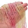 Transparent Painted Glass Beads Strands LS-DGLA-A034-T1mm-A09-2