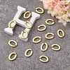 Opaque Spray Painted Acrylic Linking Rings OACR-S021-27A-B01-4