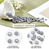 100Pcs 1-Hole Aluminum Buttons DIY-NB0007-77A-4