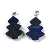 Natural Lapis Lazuli Pendants G-A203-01C-P-1