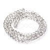 Electroplate Glass Beads Strands X-GR10MMY-01S-2