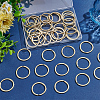 50Pcs Alloy Double Loops Jump Rings FIND-SP0005-48-5