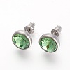 304 Stainless Steel Stud Earrings EJEW-F182-A09-1
