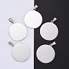 Tarnish Resistant 304 Stainless Steel Pendants STAS-I140-17S-1