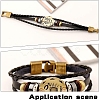 Tibetan Style Snap Lock Clasps MLF11313Y-NF-4