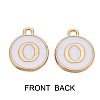 Golden Plated Alloy Charms ENAM-SZ0001-25A-O-2