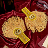 Polyester Tassel Epaulettes AJEW-WH0314-704B-5