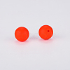 Round Silicone Focal Beads SI-JX0046A-08-2