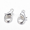 Zinc Alloy Lobster Claw Clasps PALLOY-R042-303-S-NF-2