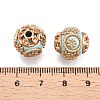 Round Handmade Indonesia Beads IPDL-R394-16-3