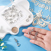 15Pcs Alloy Glass Heart Pendants PALLOY-TAC0254-02-5